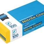 Inspire Black Nitrile Disposable Gloves | 4.5 Nitrile Disposable Safety Medical Cooking Cleaning Gloves