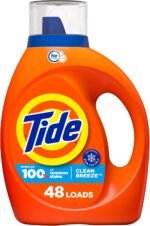 Tide Laundry Detergent Liquid, Original Scent, 64 Loads, 80 FL OZ, Works on 100% of Common Stains, Laundry Soap, Liquid Laundry Detergent - Image 15