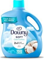 Downy Liquid Fabric Softener, April Fresh 2-in-1 Fresh & Soft, 140 Fl Oz, 190 Loads, Fabric Conditioner For Freshness And Softness - Image 2
