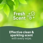 Clorox Disinfecting Wipes for Allergy Season, Bleach-Free, Multi-Surface Cleaner, Antibacterial, Fresh Scent & Crisp Lemon, 75 Count Each, Pack of 3 - Image 5