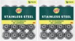 Scotch-Brite Stainless Steel Scrubbers, Scouring Pads for Cleaning Tough Baked-On Messes, Metal Scrubbers for Cleaning Dishes, 3 Scrub Pads - Image 8
