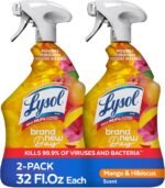 Lysol All Purpose Cleaner Spray, Multi-Purpose Disinfecting Spray, Kitchen & Bathroom Cleaner, Lemon Breeze Scent, 32 Fl Oz - Image 4