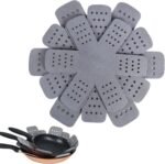 BYKITCHEN Pan and Pot Protectors, Larger & Thicker Pan Protectors with Stars, Set of 6 and 3 Different Sizes, Pot Protectors for Stacking and Protecting Your Cookware - Image 3