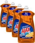 Ajax Ultra Liquid Dish Soap Orange Scent, Triple Action, 90 fl oz Bottle - Image 3