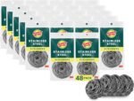 Scotch-Brite Stainless Steel Scrubbers, Scouring Pads for Cleaning Tough Baked-On Messes, Metal Scrubbers for Cleaning Dishes, 3 Scrub Pads - Image 5