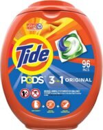 Tide PODS laundry detergent pacs, 3-in-1 Stain Remover, Odor Fighter, Color Protector, 112 Count, HE compatible, Original Scent - Image 26