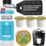 Descaler (2 Pack, 2 Uses Per Bottle) - Made in the USA - Universal Descaling Solution for Keurig, Nespresso, Delonghi and All Single Use Coffee and Espresso Machines