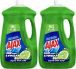 Ajax Ultra Liquid Dish Soap Orange Scent, Triple Action, 90 fl oz Bottle - Image 2