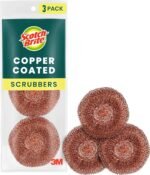 Scotch-Brite Stainless Steel Scrubbers, Scouring Pads for Cleaning Tough Baked-On Messes, Metal Scrubbers for Cleaning Dishes, 3 Scrub Pads - Image 4