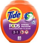 Tide PODS laundry detergent pacs, 3-in-1 Stain Remover, Odor Fighter, Color Protector, 112 Count, HE compatible, Original Scent - Image 17