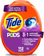 Tide PODS laundry detergent pacs, 3-in-1 Stain Remover, Odor Fighter, Color Protector, 112 Count, HE compatible, Original Scent - Image 3