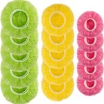 MAQIHAN 60Pcs Bowl Covers Reusable - Plastic Bowl Cover Elastic Fresh Keeping Bags Wrap Reusable Plastic Stretch Elastic Food Storage Covers Sourdough Baking Bread Proofing Rising（3 Sizes）