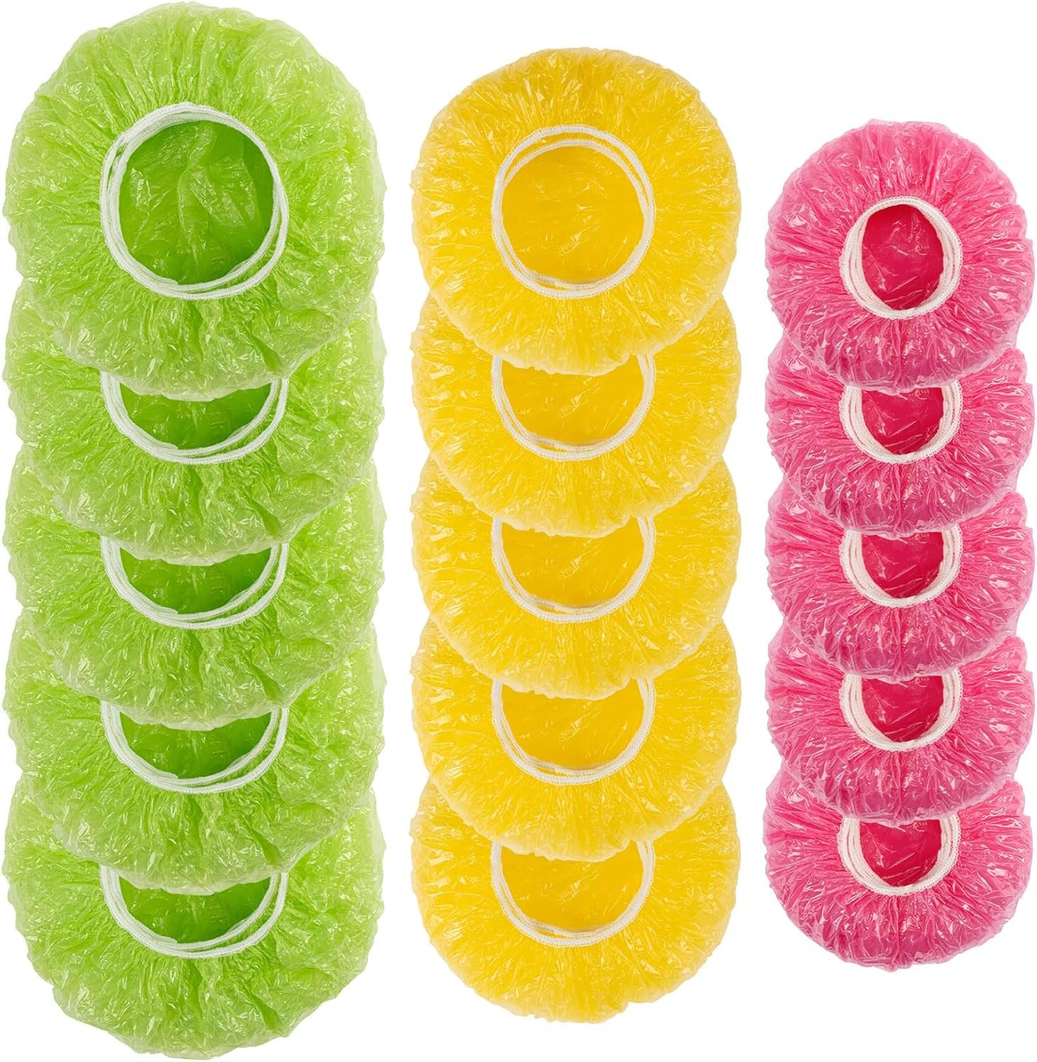 81lQVx0ptJL._AC_SL1500_.jpg MAQIHAN 60Pcs Bowl Covers Reusable - Plastic Bowl Cover Elastic Fresh Keeping Bags Wrap Reusable Plastic Stretch Elastic Food Storage Covers Sourdough Baking Bread Proofing Rising(3 Sizes) - Image 1