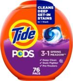 Tide PODS laundry detergent pacs, 3-in-1 Stain Remover, Odor Fighter, Color Protector, 112 Count, HE compatible, Original Scent - Image 6