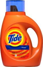 Tide Laundry Detergent Liquid, Original Scent, 64 Loads, 80 FL OZ, Works on 100% of Common Stains, Laundry Soap, Liquid Laundry Detergent - Image 11