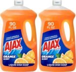 Ajax Ultra Liquid Dish Soap Orange Scent, Triple Action, 90 fl oz Bottle - Image 10