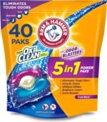 Arm & Hammer Plus OxiClean With Odor Blasters Laundry Detergent 5-IN-1 Power Paks, 42CT (Packaging may vary) - Image 6