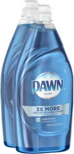 Dawn Ultra Original Dish Soap Refill Jug, Large Size Original Blue Liquid Dishwashing Detergent, Powerful Dawn Dish Soap for Grease, 51.5 oz - Image 4
